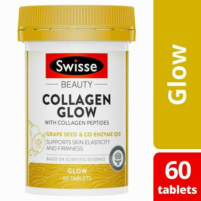 Swisse Beauty Collagen Glow with Collagen Peptides 60 Tablets