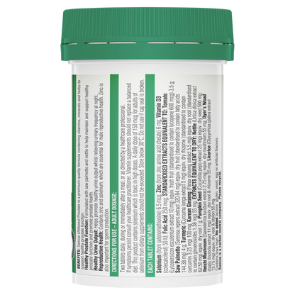 Swisse Ultiboost Prostate 50 Tablets Male Reproductive Health Saw Palmetto