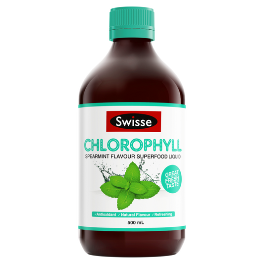 Swisse Chlorophyll 500mL Oral Liquid - Spearmint Flavour