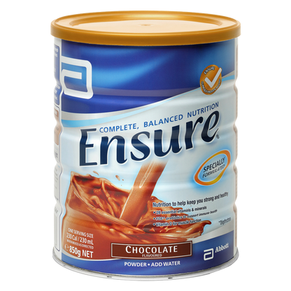 Ensure Powder 850g Flavour Balanced Nutritionally Complete Abbott