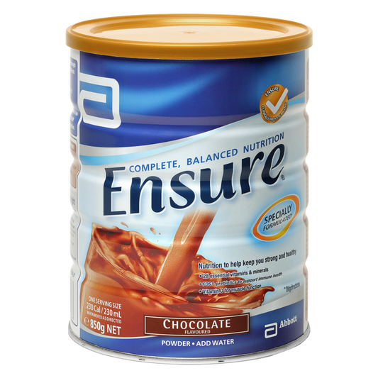 Ensure Powder 850g Flavour Balanced Nutritionally Complete Abbott
