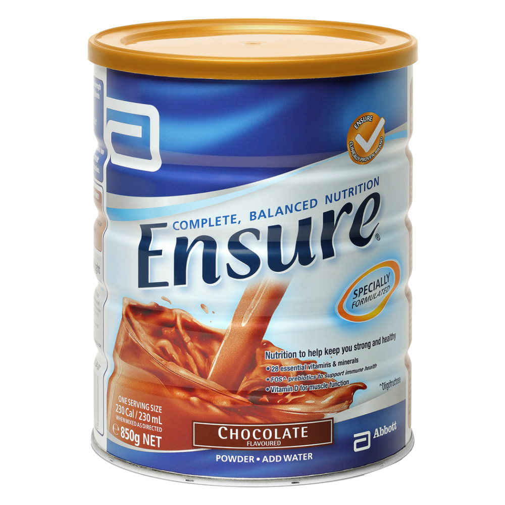 Ensure Powder 850g Flavour Balanced Nutritionally Complete Abbott