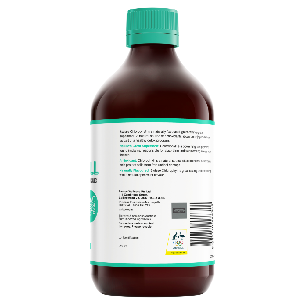 Swisse Chlorophyll 500mL Oral Liquid - Spearmint Flavour
