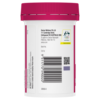 Swisse Ultiboost Co-Enzyme Q10 50 Capsules CoQ10 150mg Heart Health Antioxidant