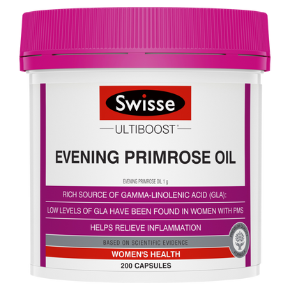 Swisse Ultiboost Evening Primrose Oil 200 Capsules Women's Health