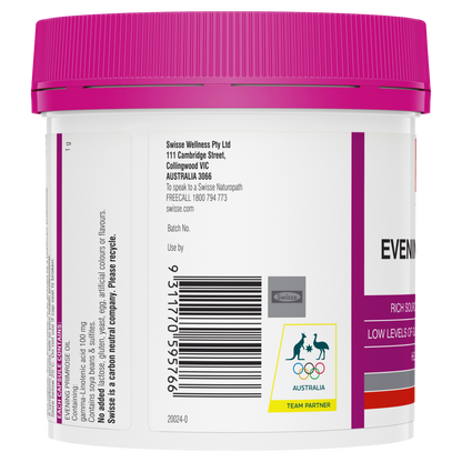 Swisse Ultiboost Evening Primrose Oil 200 Capsules Women's Health