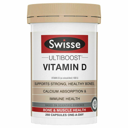 Swisse Ultiboost Vitamin D 250 Tablets