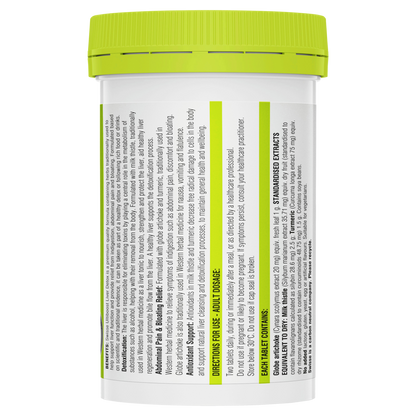 Swisse Ultiboost Liver Detox 120 Tablets Bloating Indigestion Milk Thistle