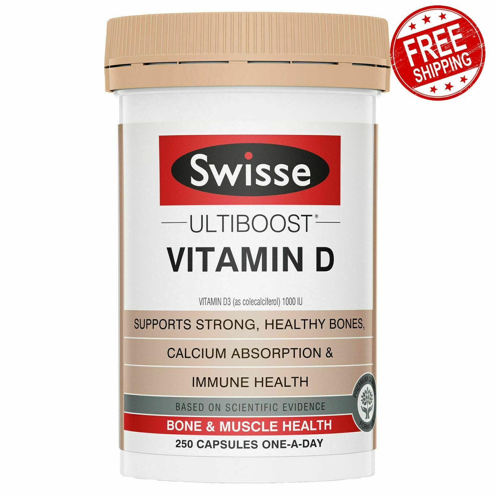 Swisse Ultiboost Vitamin D 250 Tablets