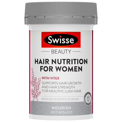 Swisse Beauty Hair Nutrition for Women 60 Capsules Supports Healthy Hair Growth