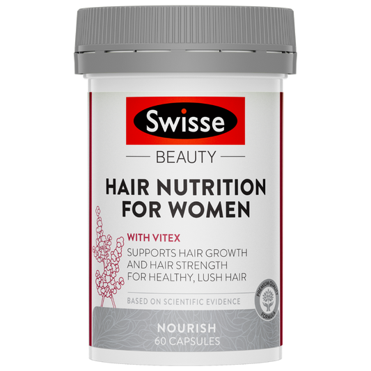Swisse Beauty Hair Nutrition for Women 60 Capsules Supports Healthy Hair Growth