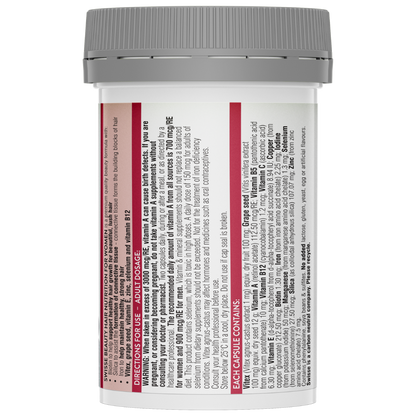 Swisse Beauty Hair Nutrition for Women 60 Capsules Supports Healthy Hair Growth