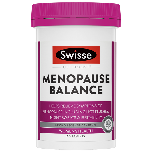 Swisse Ultiboost Menopause Balance 60 Tablets Hot Flushes Night Sweats Relief