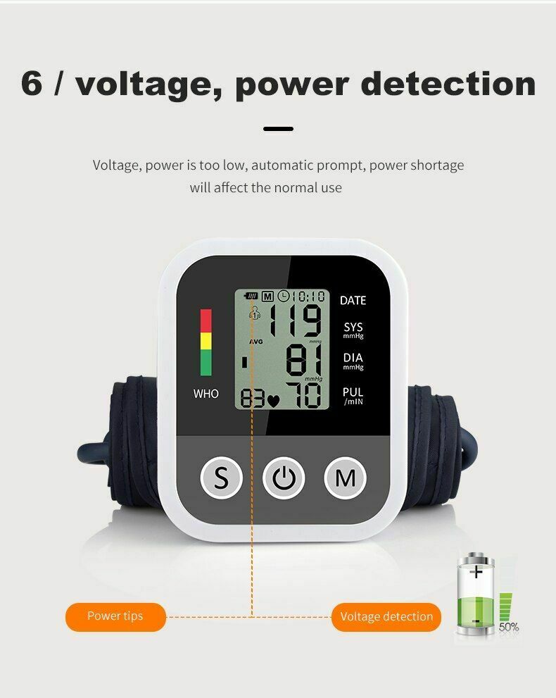 Digital Blood Pressure Monitor- Intelligent Type - Upper Arm