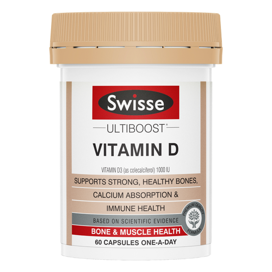 Swisse Ultiboost Vitamin D 60 Capsules D3
