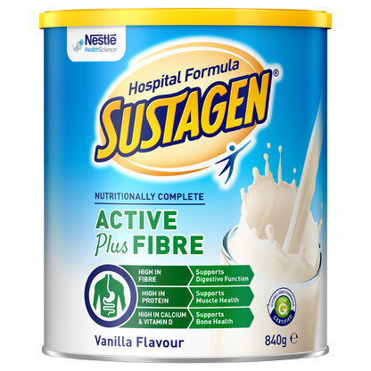 Sustagen Hospital Formula Active Plus Fibre 840g - Vanilla Flavour Nutritional