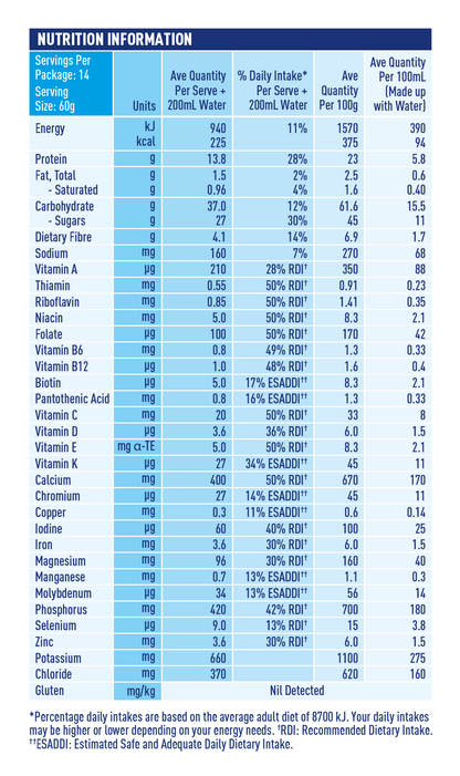 Sustagen Hospital Formula Active Plus Fibre 840g - Vanilla Flavour Nutritional