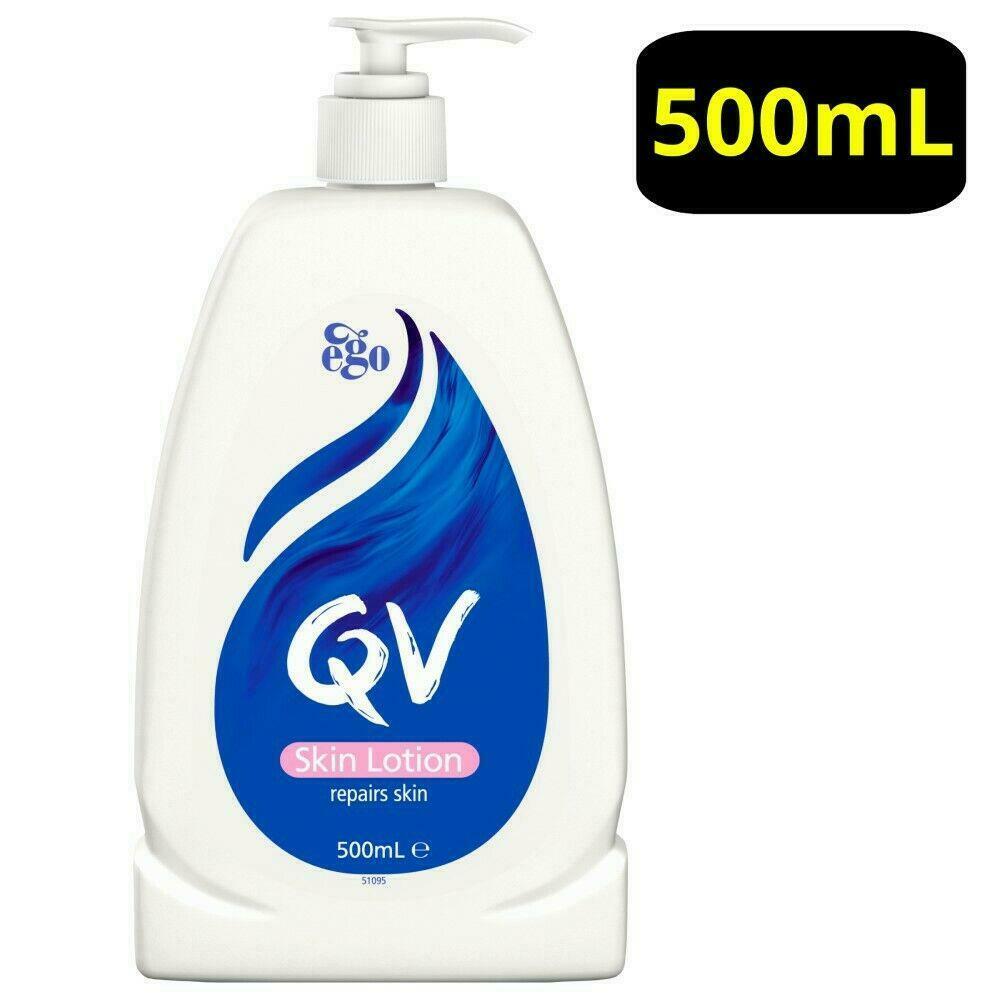 QV Skin Lotion 500mL Pump Repairs Moisturises Dry & Sensitive Skin Ego