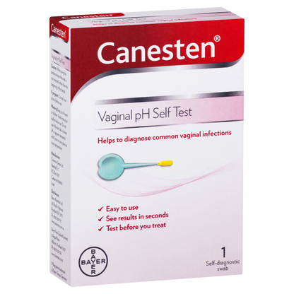 Canesten Vaginal pH Self Test Diagnose Common Vaginal Infections