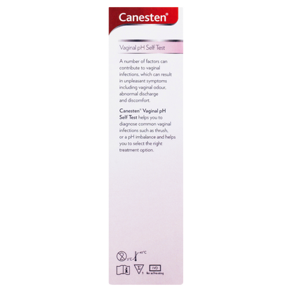 Canesten Vaginal pH Self Test Diagnose Common Vaginal Infections
