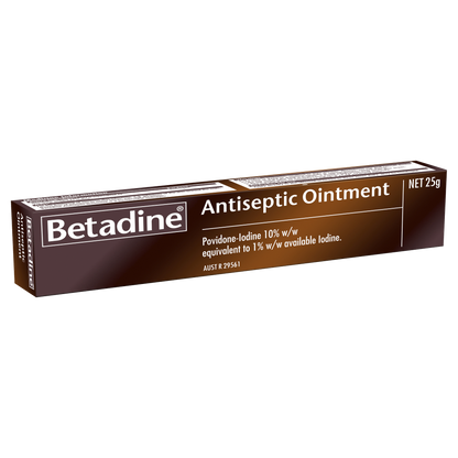 Betadine Antiseptic Ointment 25g Treatment of Common Skin Infections
