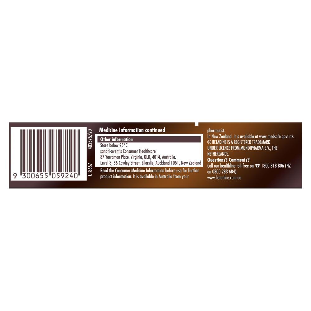 Betadine Antiseptic Ointment 25g Treatment of Common Skin Infections