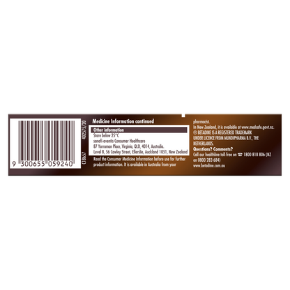 Betadine Antiseptic Ointment 25g Treatment of Common Skin Infections