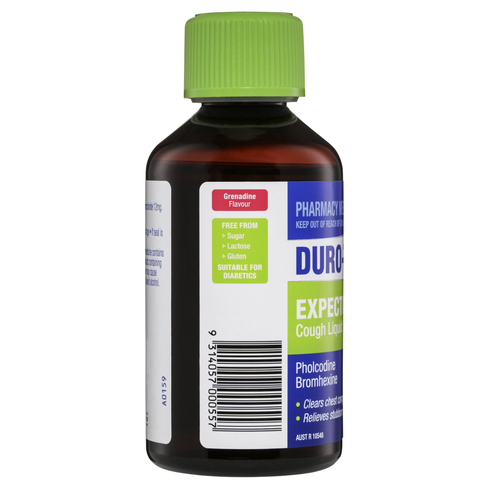 Duro-Tuss Expectorant Cough Liquid 200mL Clears Chest Congestion Double Action