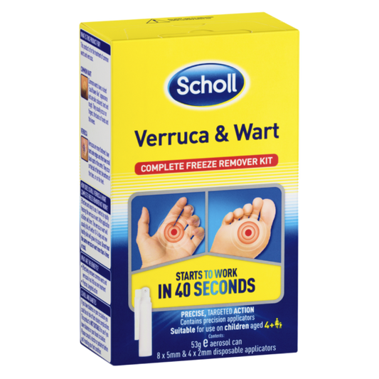 Scholl Verruca & Wart Complete Freeze Remover Kit Precise Targeted Action
