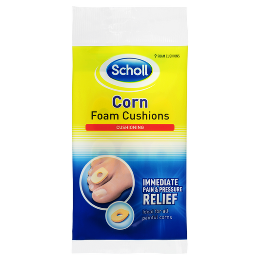 Scholl Corn Foam Cushions 9 Pack Cushioning Immediate Pain Pressure Relief