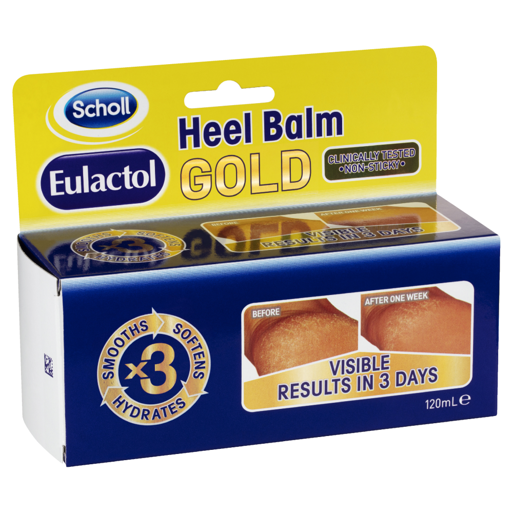 Scholl Eulactol Heel Balm Gold 120mL