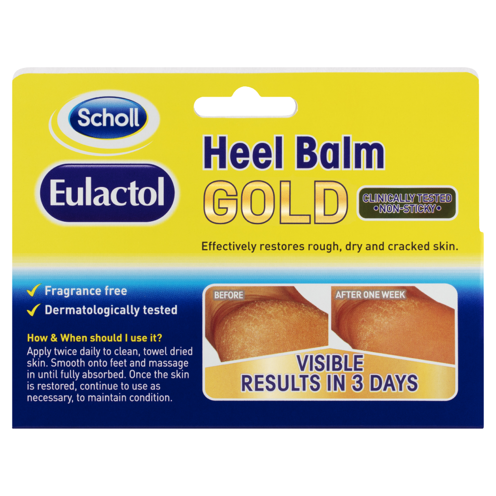 Scholl Eulactol Heel Balm Gold 120mL