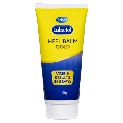Scholl Eulactol Heel Balm Gold 200g Smooths Softens Hydrates Dry Cracked Skin