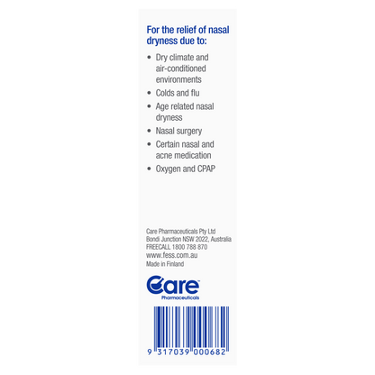 Fess Dry Nose Oil Nasal Spray 10mL Relief Nasal Tissue Irritation & Itching