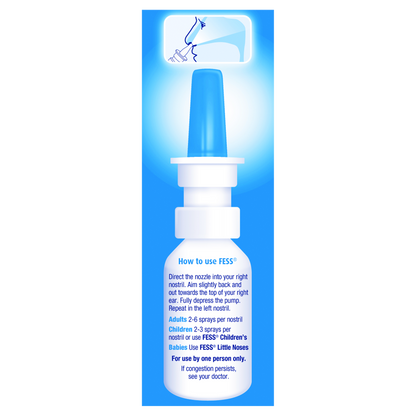 Fess Saline Spray 150mL (2 x 75mL) Original Twin Pack Non-Medicated Relieve