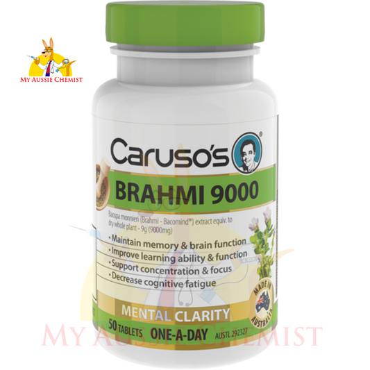 Caruso's Brahmi 9000 50 Tablets