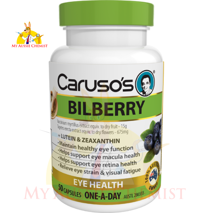 Caruso's Bilberry 50 Capsules