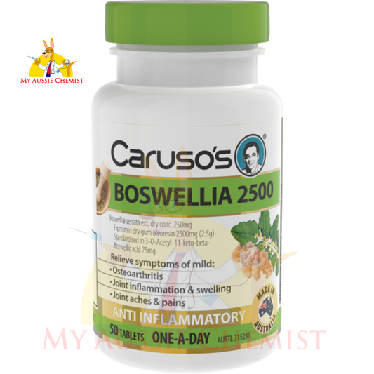 Caruso's Boswellia 2500 50 Tablets