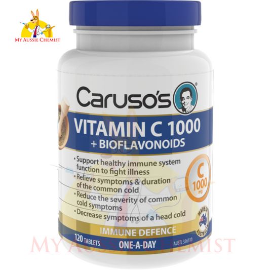 Caruso's Vitamin C 1000 + Bioflavonoids 120 Tablets