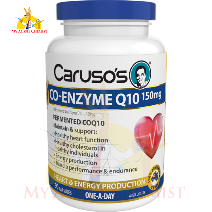 Caruso's Co-Enzyme Q10 90 Capsules 150mg