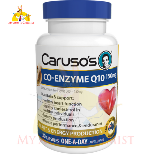 Caruso's Co-Enzyme Q10 30 Capsules 150mg
