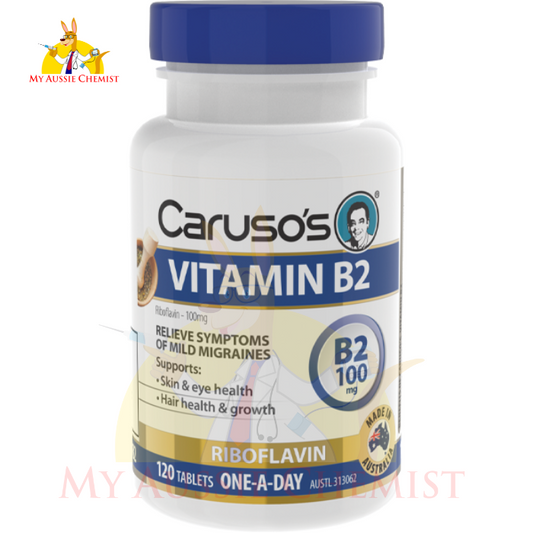 Caruso's Vitamin B2 100mg 120 Tablets