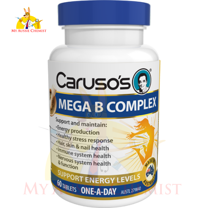 Caruso's Mega B Complex 60 Tablets