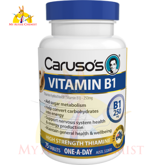 Caruso's Vitamin B1 250mg 75 Tablets