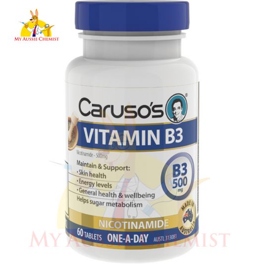 Caruso's Vitamin B3 500mg 60 Tablets