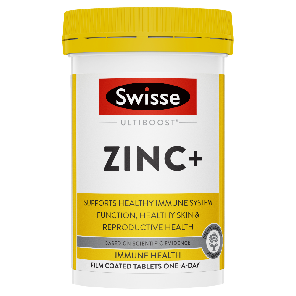 2XSwisse Ultiboost Zinc+ 60 Tablets Supports Healthy Immune System Immunity Skin