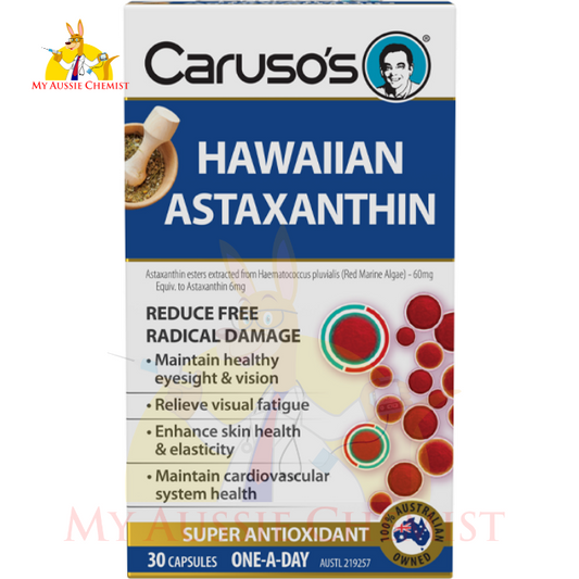 Caruso's Hawaiian Astaxanthin 30 Capsules