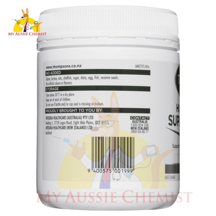 Thompson's High Potency Super Lecithin 200 Capsules Brain Function Tho MyAussieChemist