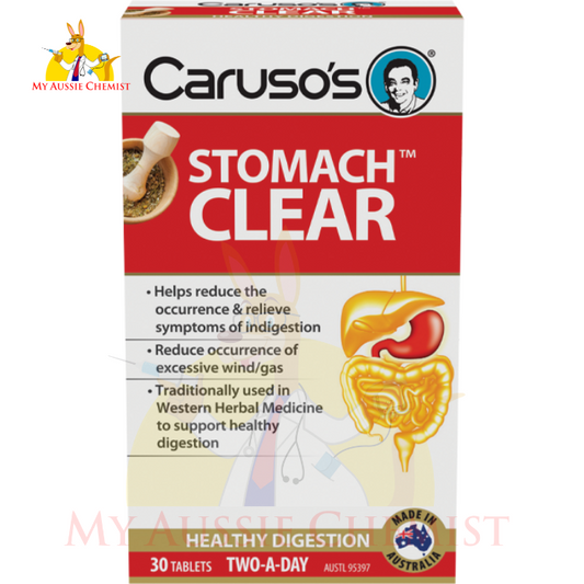 Caruso's Stomach Clear 30 Tablets