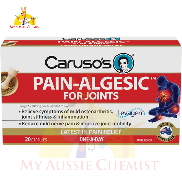 Caruso's Pain-Algesic For Joints 20 Capsules